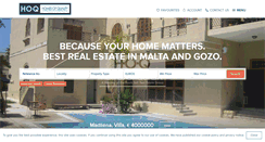 Desktop Screenshot of homesofquality.com.mt